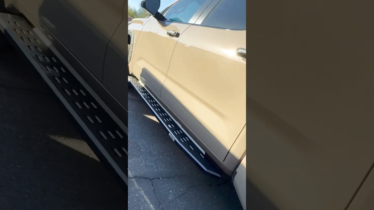 2025 TRD Pro Tundra Running Boards: GoRhino RB30 Install