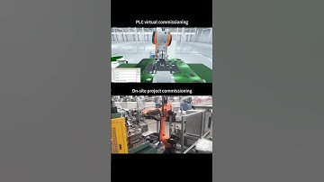 PLC Virtual Simulation and Debugging#Virtual Commissioning #plc #simulation  #3danimation