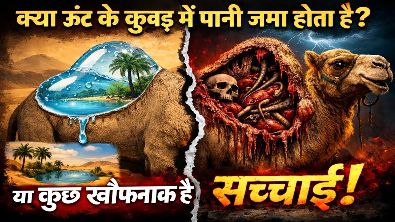 सावधान! ⚠️ ऊँट के कूबड़ का काला सच! 🐪💀 पानी का टैंक या कुछ और? 🧐 जानिए चौंकाने वाले तथ्य! 🧠🚀💎