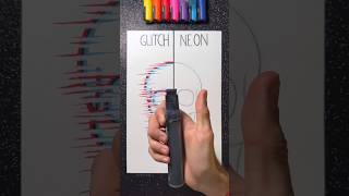 Neon technique with Acrylic Markers artistomg