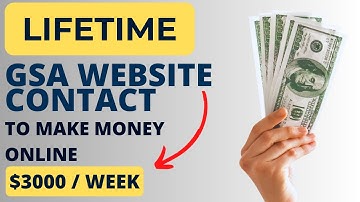 GSA Website Contact Tutorial Quick Start Guide to Making Money Online  Bulk Email Marketing Software