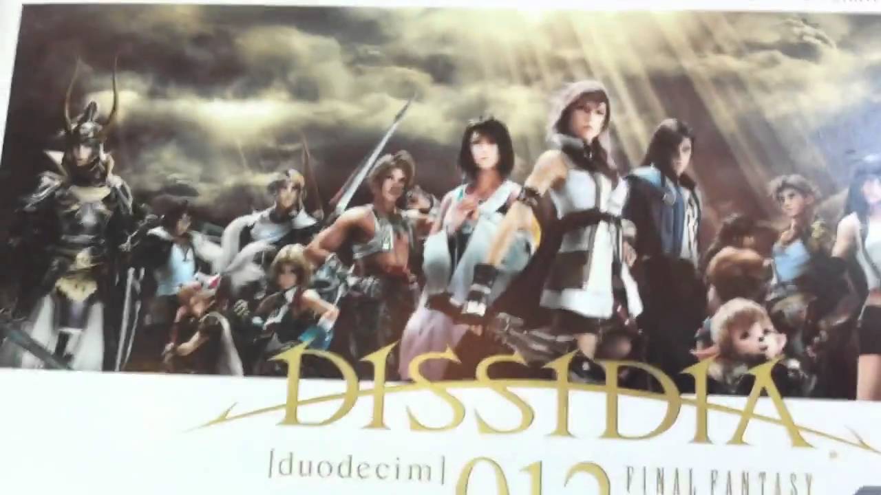 Final Fantasy Dissidia 012: Duodecim Chaos & Cosmos PSP Unboxing - YouTube