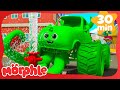 Monster truck madness  morphle  cars trucks  vehicles cartoon  moonbug kids