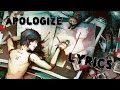 Nightcore - Apologize [Rock Cover]