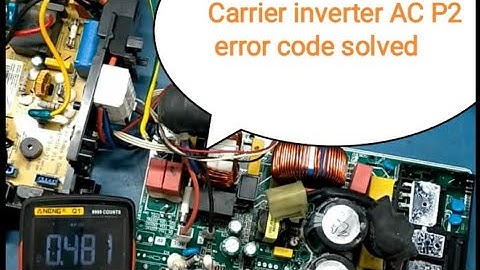 Carrier inverter AC PCB P2 error code problem solved#inverteracpcbrepair #youtube #airconditioner