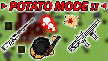 SOLO VS SQUADS IN THE POTATO MODE ! | SURVIV.IO
