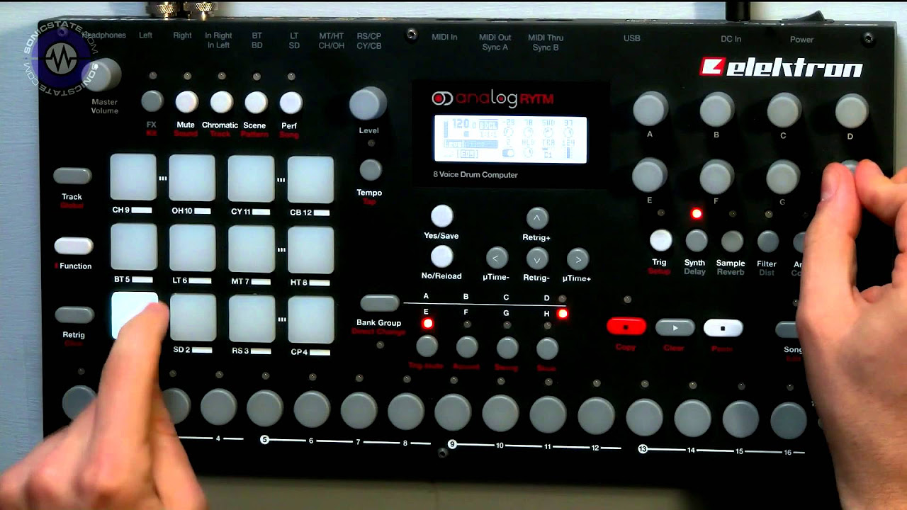 Elektron Analog rytm mk1 電源付き Elektron Analog Rytm