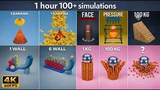 Full 100+ Most Satisfying 3D Physics Simulations 【1 Hour ASMR】 News