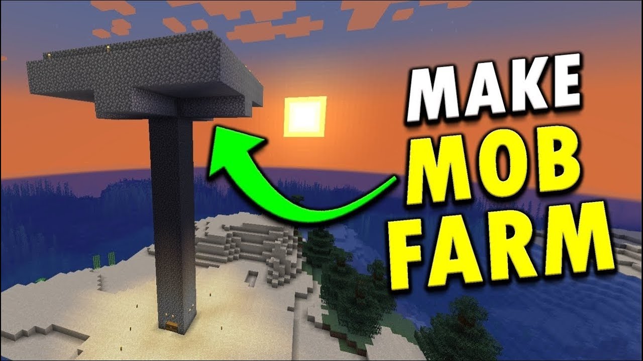 How to Make MOB XP FARM in Minecraft ( NO SPAWNER ) | Super EASY Guide ...