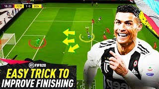 FIFA 20 SIMPLE GAME CHANGING TRICK TO IMPROVE YOUR FINISHING AGAINST GOALKEEPERS in ULTIMATE TEAM!