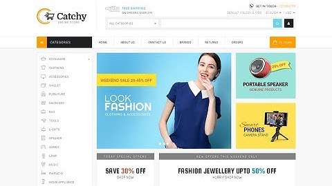 Catchy Multipurpose Stencil BigCommerce Theme-Magento ll Envato/Web Themes & Templates