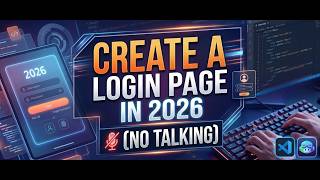 How to create a Login page in 2026 No Talking