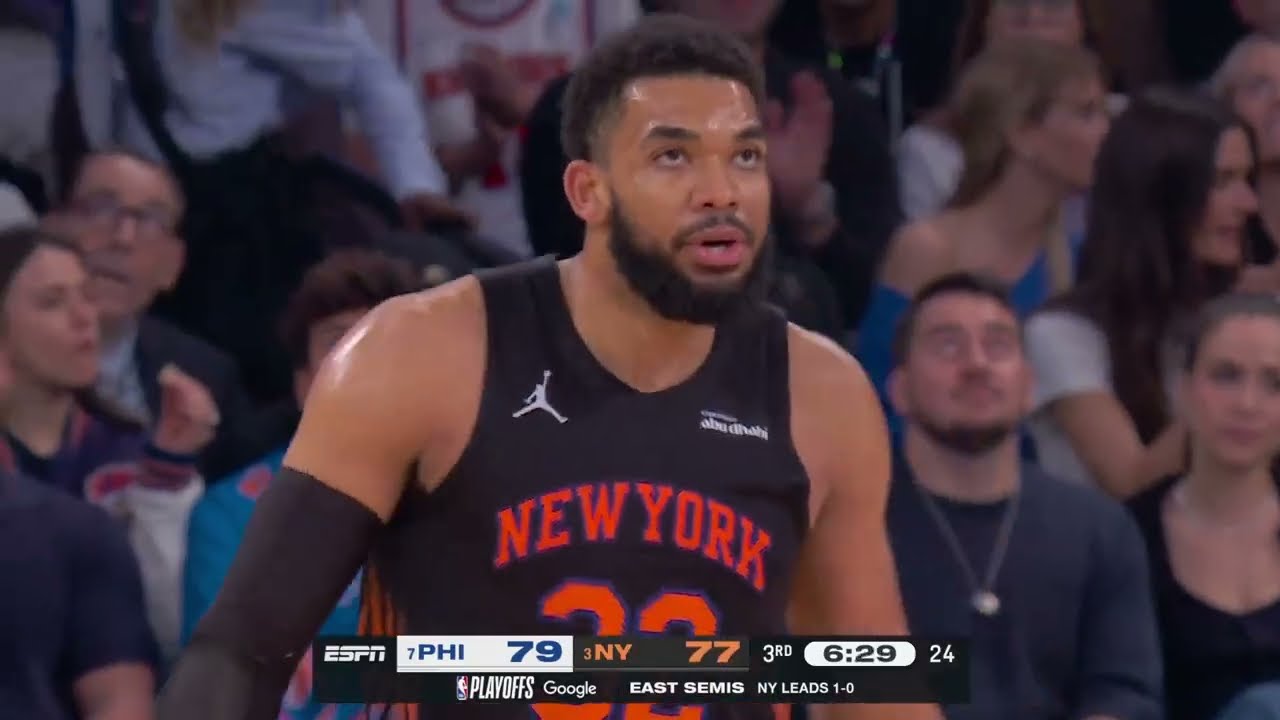 Karl-Anthony Towns full highlights vs. 76ers - Game 2 - 20 Points, 10 REBS, 7 Assists, 1 Steal