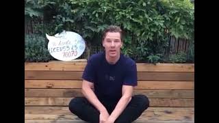 BENEDICT CUMBERBATCH ICE BUCKET CHALLENGE