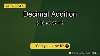 Think you're good at Decimal Addition? Prove it! 🎯