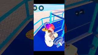 🔥 Roblox Brookhaven RP Gym Wor 💪 | Fitness Training & Funny Moments#shorts#roblox#jumpscare #gym