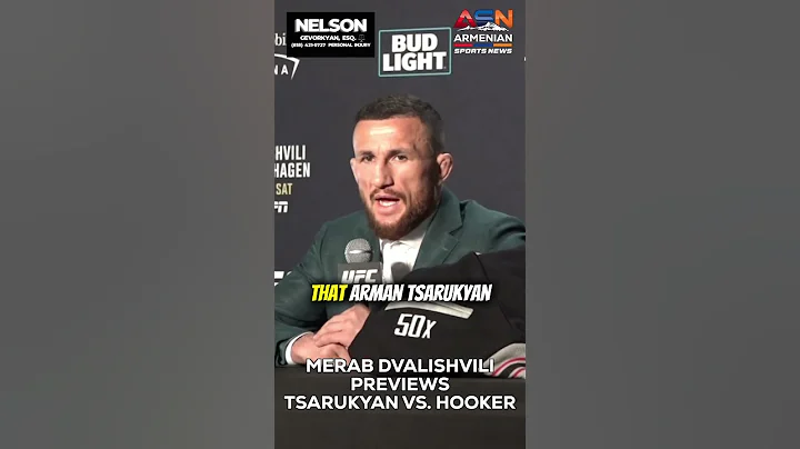 Merab Dvalishvili PREVIEWS Arman Tsarukyan vs. Dan Hooker #UFCQatar