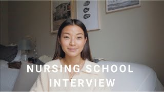 Nursing School Interview | Questions + Answers Tips
