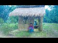 Girl Living Off Grid, Build a Permanent Little House by Ancient Skills