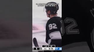 Clarke With The Topshelf Snipe To Get The Kings The Dub  nhl kings