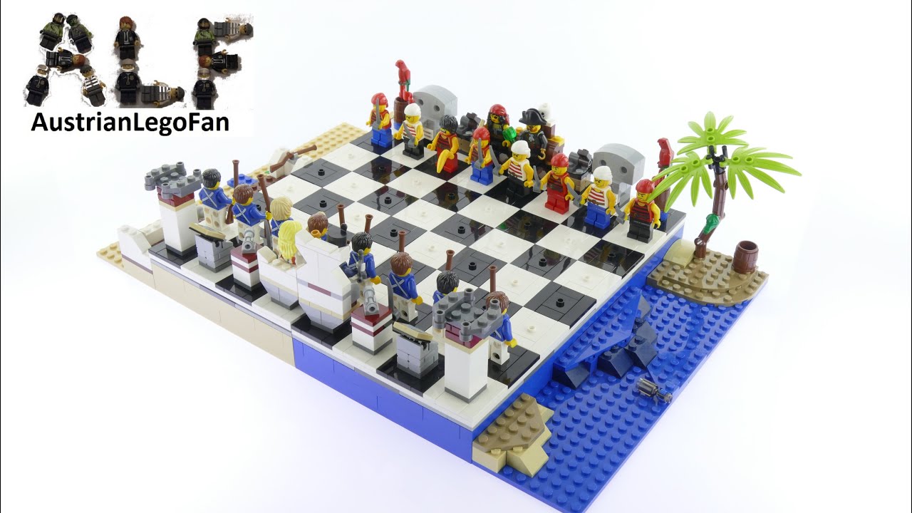 Indkøbscenter Ydmyghed Målestok Lego Pirates 40158 Pirate Chess Set - Lego Speed Build Review - YouTube
