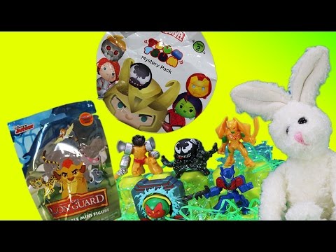 Easter Egg Blind Bag Excitement with Transformers Robots in Disguise Tiny Titans, Marvel & More!
