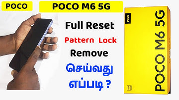 poco m6 5g reset tamil | poco m6 5g pattern unlock without Pc | how to hard reset poco m6 5g