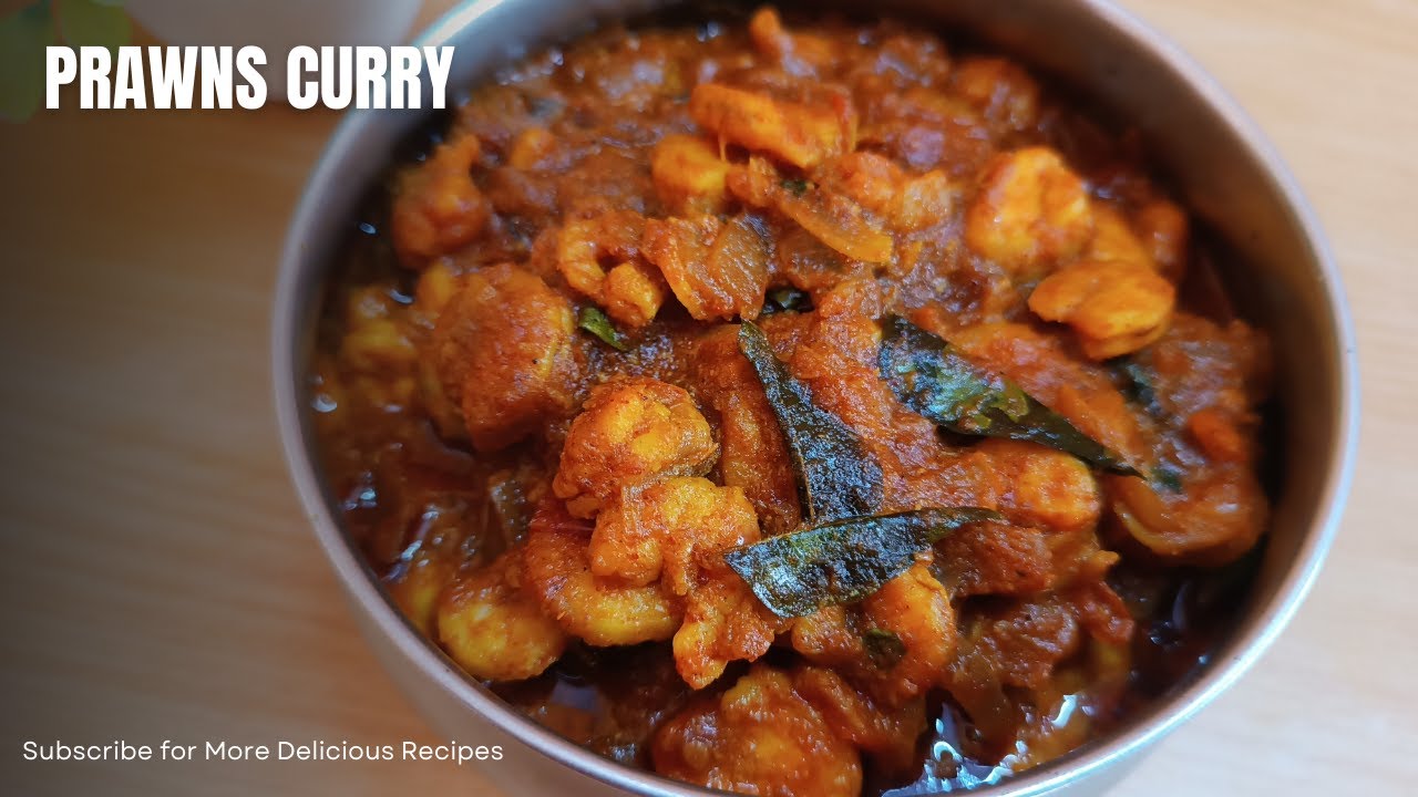 Easy Prawns Curry at Home | Spicy & Tasty Seafood Recipe