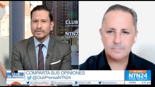 Entrevista NTN24 (+ fallas técnicas) con Joe Gehr sobre Hizbalá en Colombia y su fallido plan.