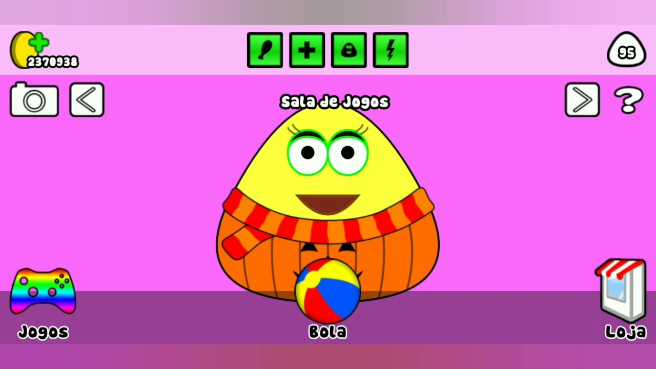 Pou em Jogos na Internet