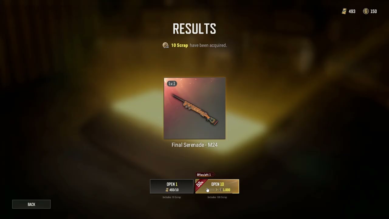 M24 Final Serenade | First progressive skin | PUBG | 52 tries |