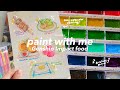 Art vlog  easy watercolor painting genshin impact food