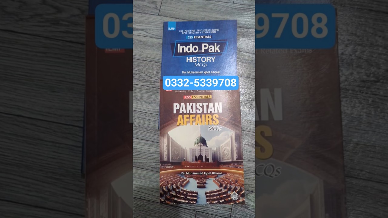 CSS PMS MCQs of Pakistan affairs and Indo Pak history subjects. 