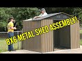 Don't Try This Alone | 8x6 Garden Shed Backyard Build