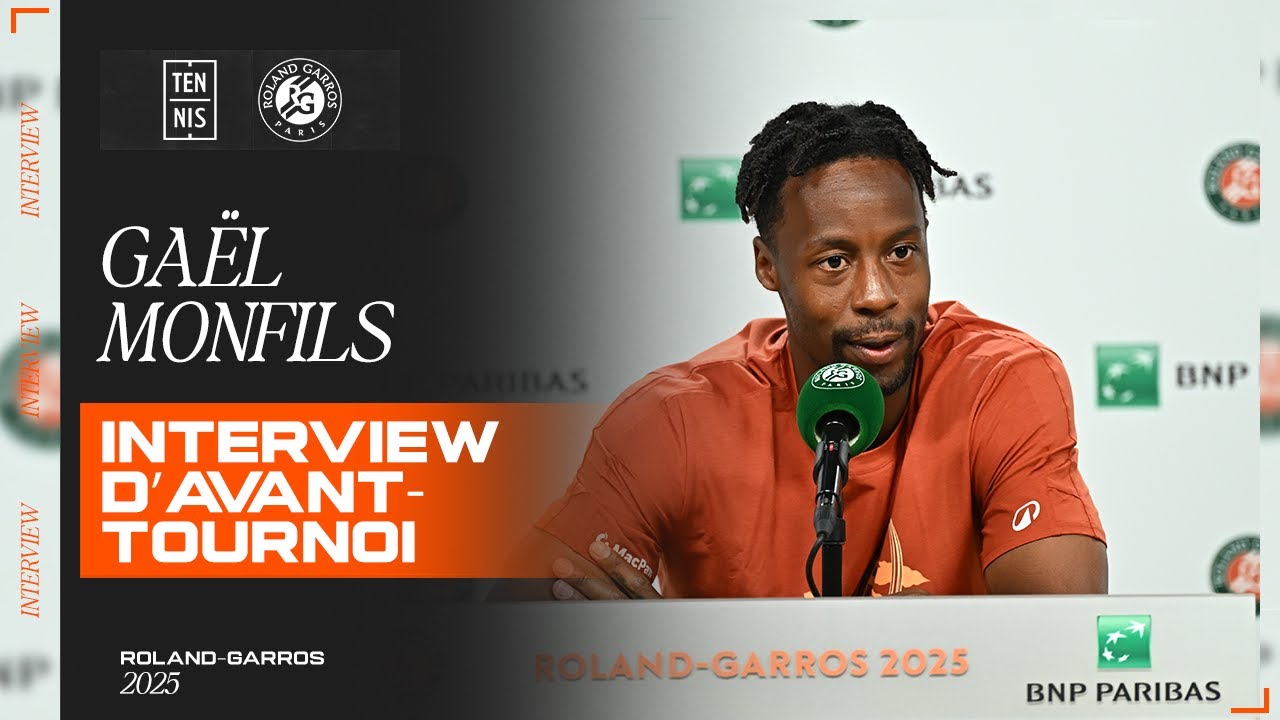 Interview d'avant-tournoi : Gaël Monfils | Roland-Garros 2025