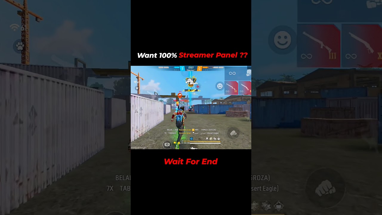 iPhone Streamer Panel Free Fire🔥 