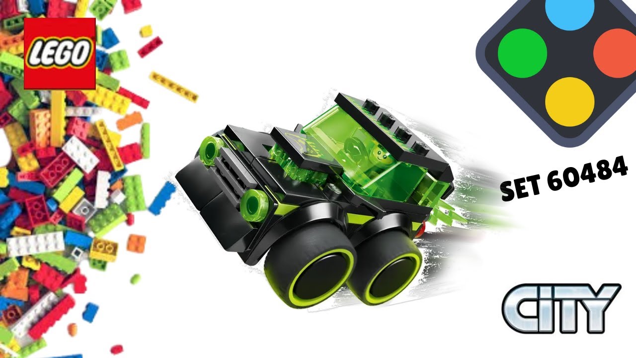 LEGO City 60484 Gaming Race Car – Pixel Speed Mini Build! 🎮🏎️