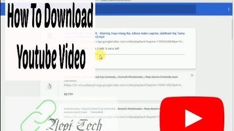 How To Download a Video From Youtube || Torch Browser || Nepali || Nepi Tech