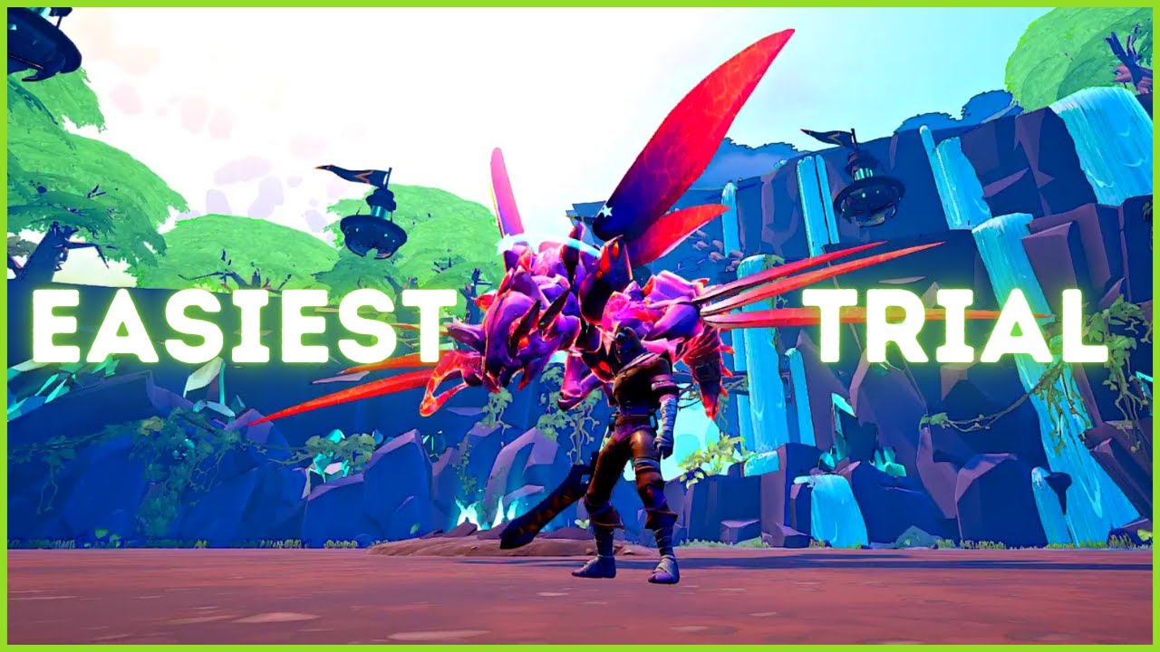 The Easiest Razorwing Kharabak Dauntless Trial - Solo Easy Top 100 Sword build