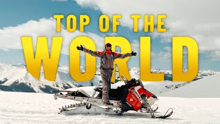 I Went To The Top Of The World On A Snowmobile