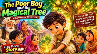 The Poor Boy and the Magical Tree 🌳✨ | Heartwarming Moral Story for Kids | Hindi Story Actualización