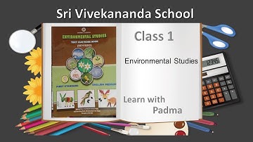 Karnataka state syllabus 1st std E V S Lesson-12 