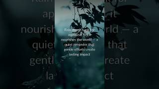 🌧️ Rain Teaches Us Quiet Strength | Deep Quote on Rain & Life 🌱 | Quote of the Day #quoteoftheday