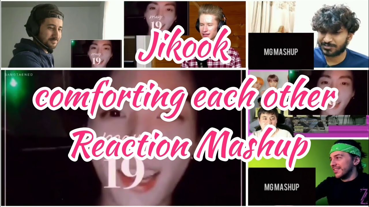 [BTS] jikook comforting each other | Reaction Mashup