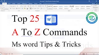 MS Word A-Z Commands | Top 25 Tips & Tricks You MUST Know  |  AI Powered Tutorial screenshot 2