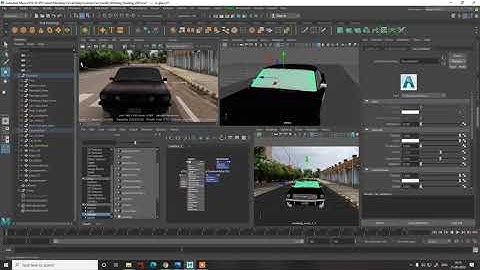 Live Action CG Car -  Part 4 - Shading in maya for Lookdev