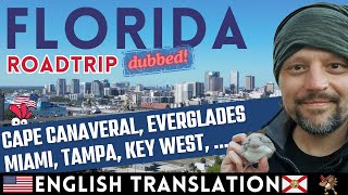 🇺🇸 Florida roadtrip [dubbed ENGLISH version] Sunshine State Camino from Tampa via Miami to Key West