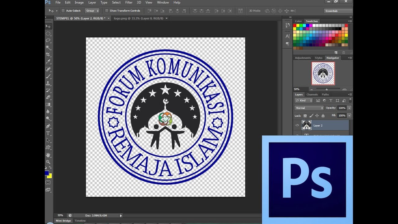 cara membuat  desain  stempel di  photoshop  cs6 YouTube