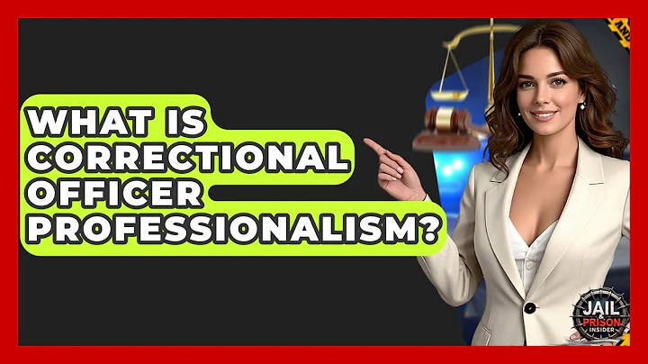 What Is Correctional Officer Professionalism? - Jail & Prison Insider