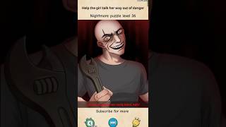 #nightmarepuzzle level 36 how to complete #tranding #horrorgame #funny #gaming #scarygame